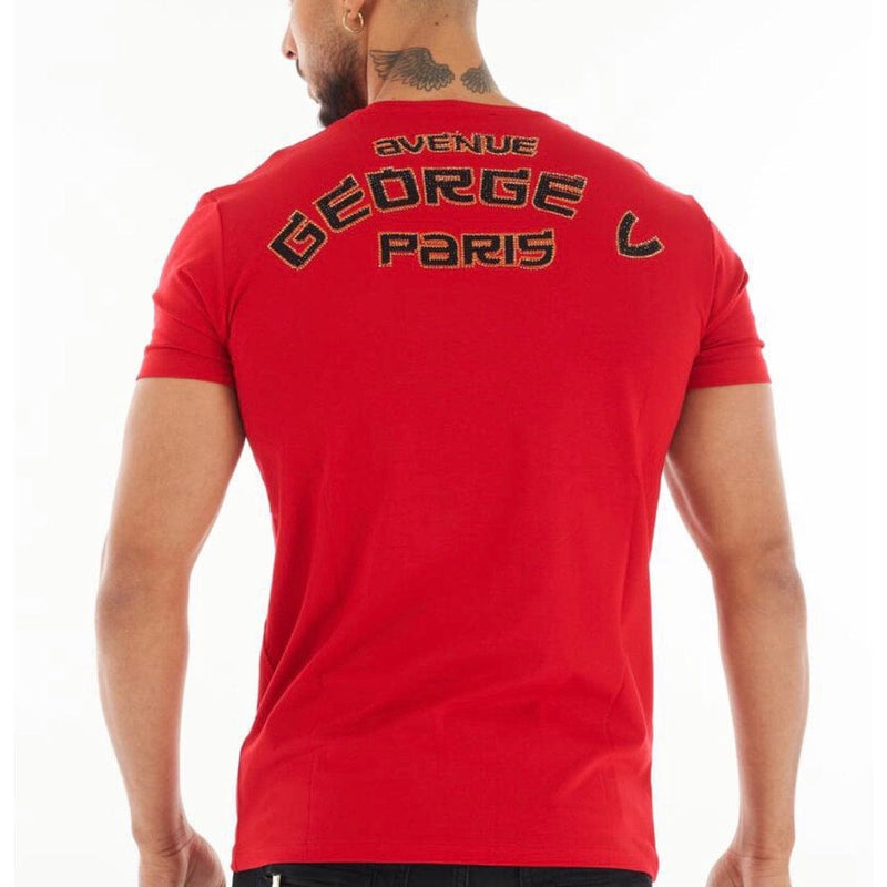 George V Paris Tiger T Shirt (Red) GV-2241