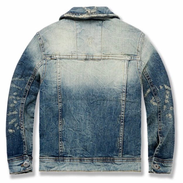 Kids Jordan Craig Hamilton Denim Trucker Jacket (Lager) JJ300RB