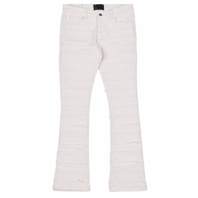 Valabasas Stacked Phoenix Jeans (Cream) VLBS2187 NTWRK