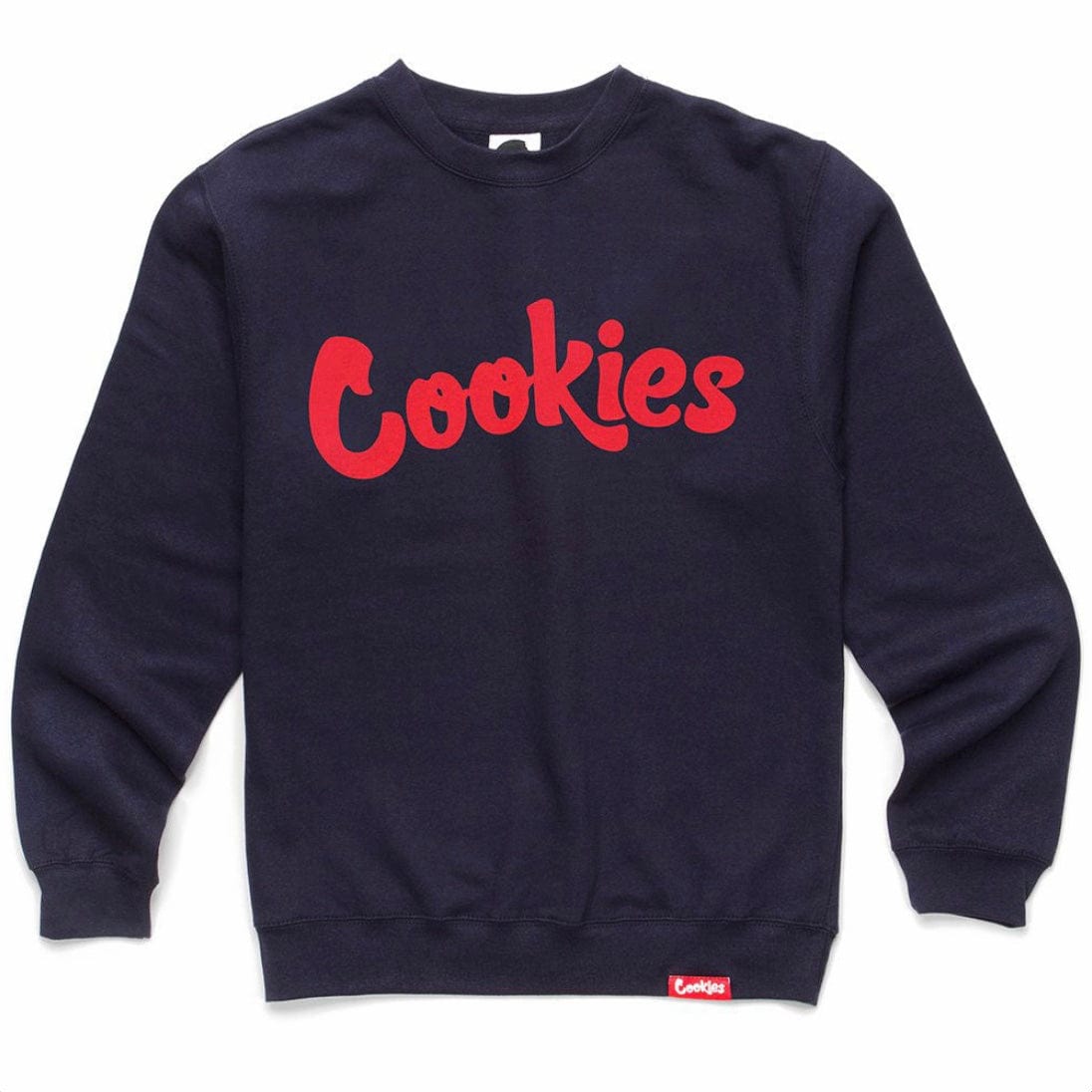 Cookies Original Mint Fleece Crewneck (Navy/Red) 1550C4867