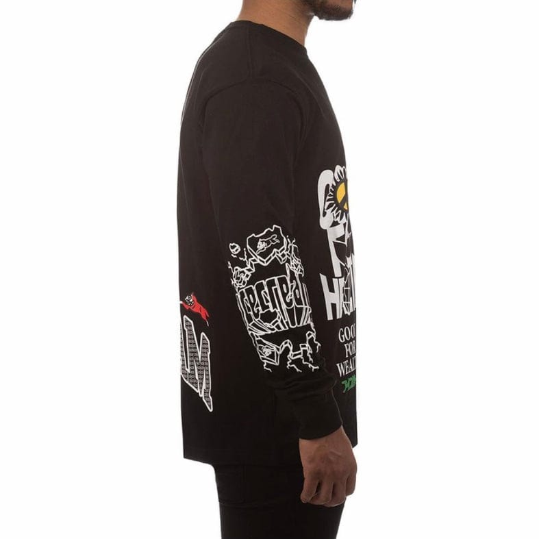 Ice Cream Limits Long Sleeve Knit Crewneck (Black) 411-7305