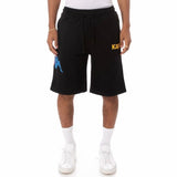 Kappa Authentic Sangone Shorts (Black/Fuchsia-Blue/Yellow) - 34157FW