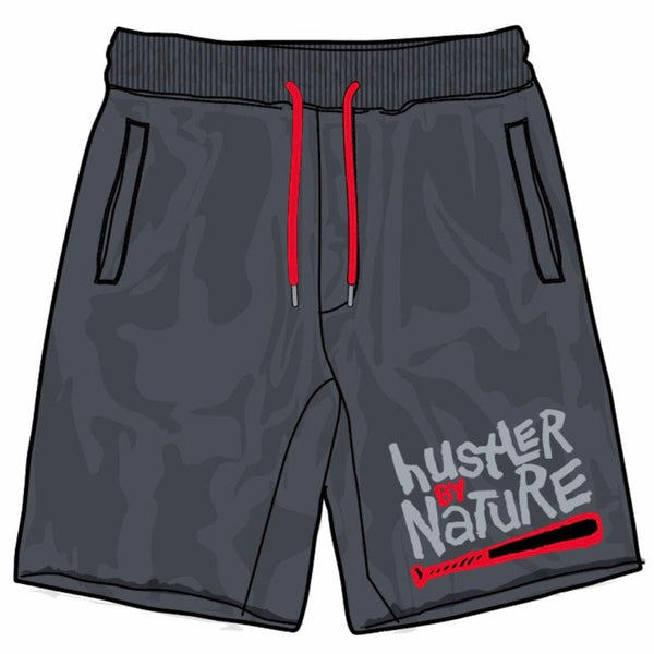 Retro Label 4'S Infrared Hustler Shorts (Charcoal)