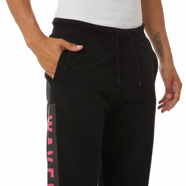 Kappa Authentic Maggotty Sweatpants (Black/Blue/Pink) 35143BW