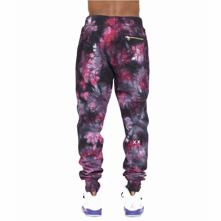 Cult Of Individuality Novelty Sweatpants (Merlot Tye Die) 621B8-SP23B