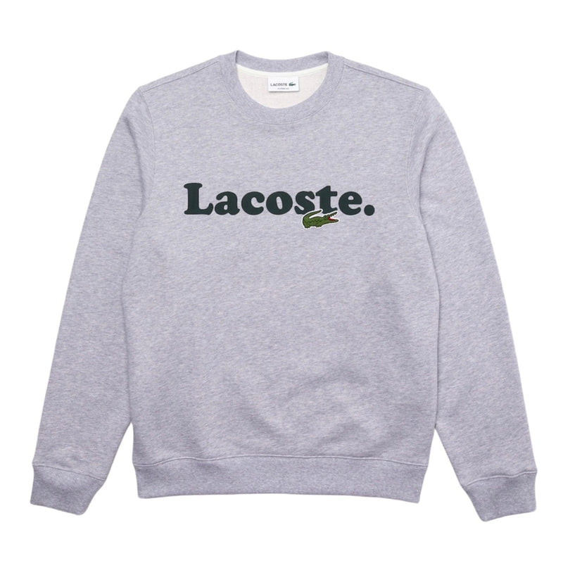 Lacoste Crocodile Branded Fleece Sweatshirt (Grey) SH2173