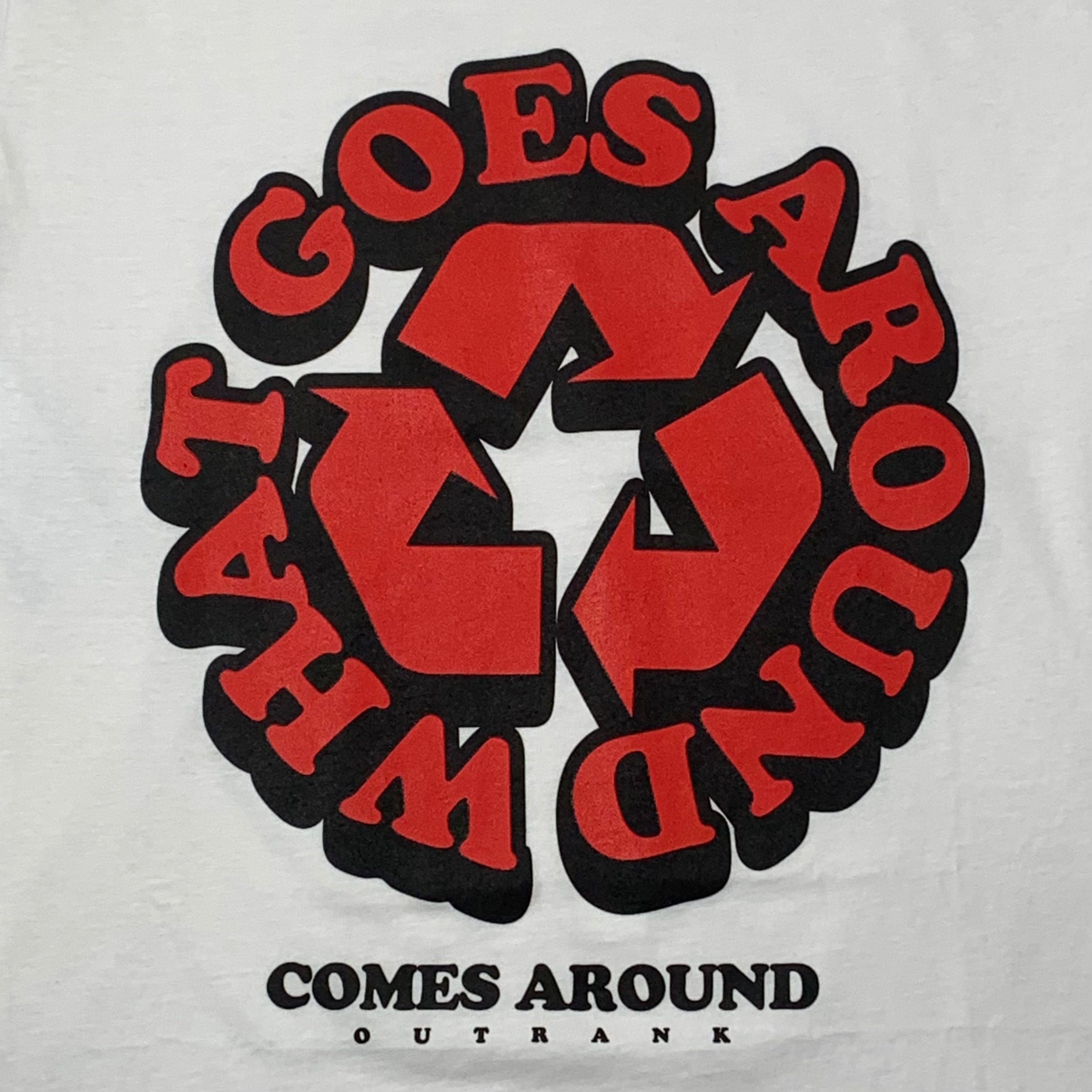 Outrank What Goes Around T-Shirt (White) - OR1220