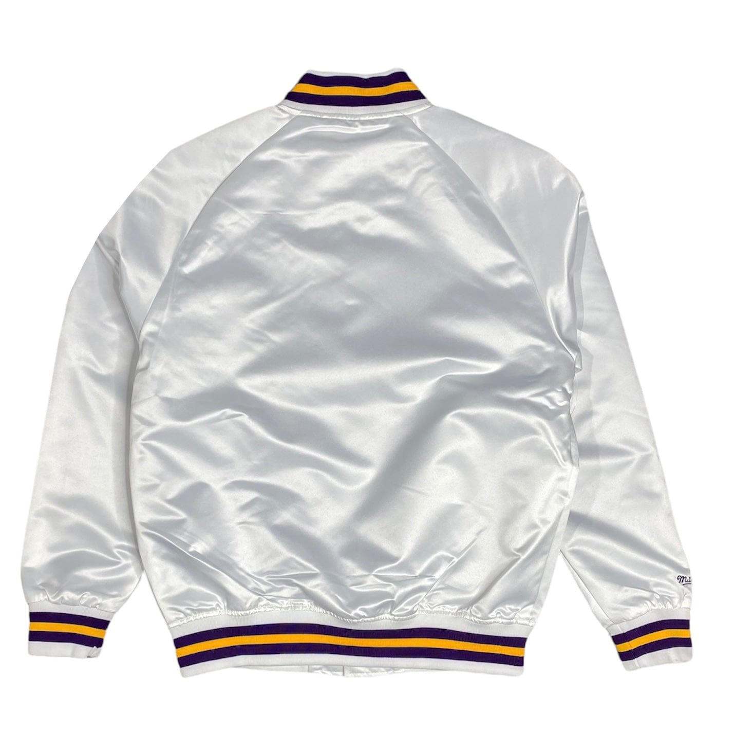 Mitchell & Ness Nba Los Angeles Lakers Lightweight Satin Jacket (White)