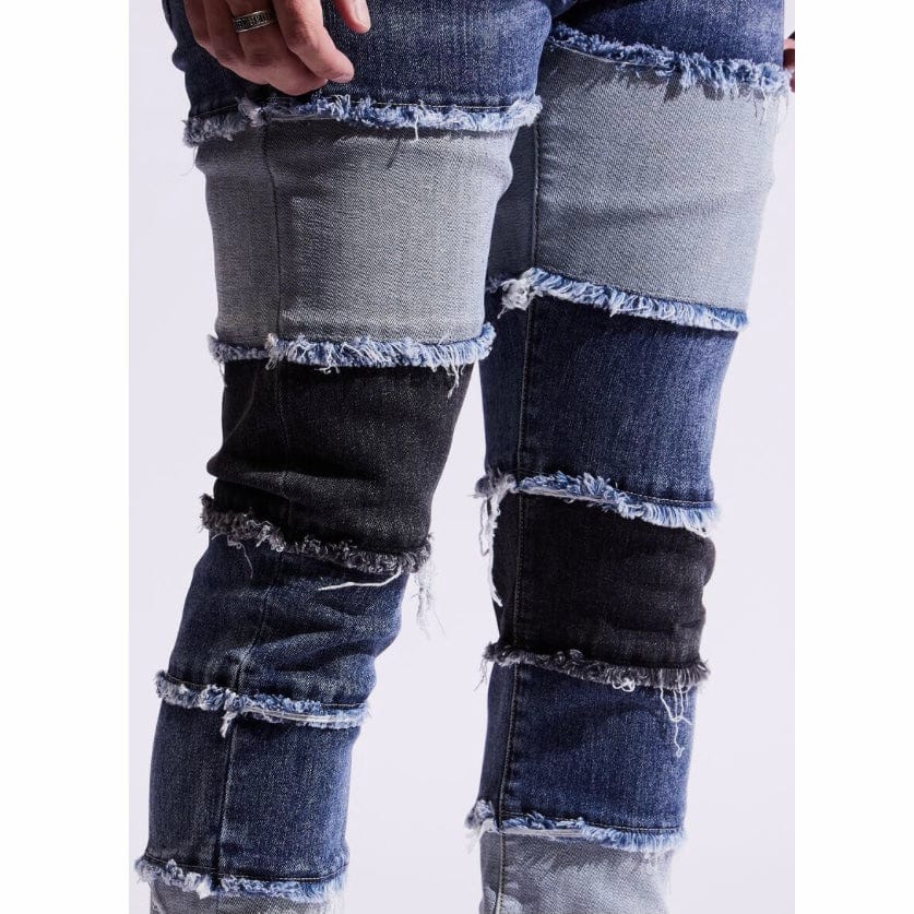 Embellish Figueroa Stacked Denim (Blue Wash) EMBF122-001