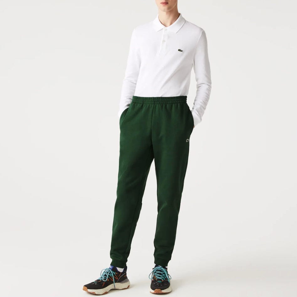 Lacoste Tapered Fit Fleece Trackpants (Green) XH2529-51