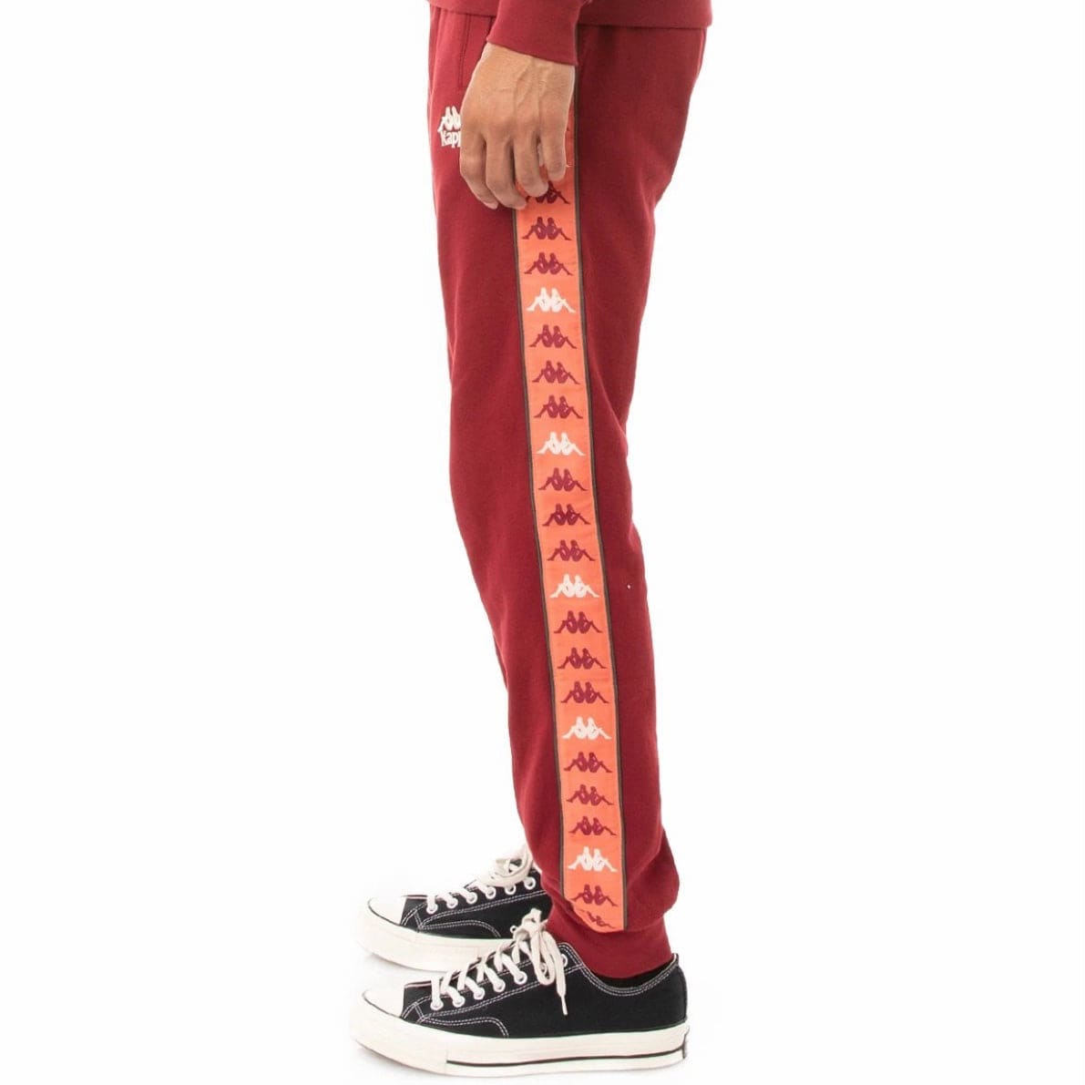 Kappa 222 Banda Alanz 3 Sweatpants (Red/Pink/Green)