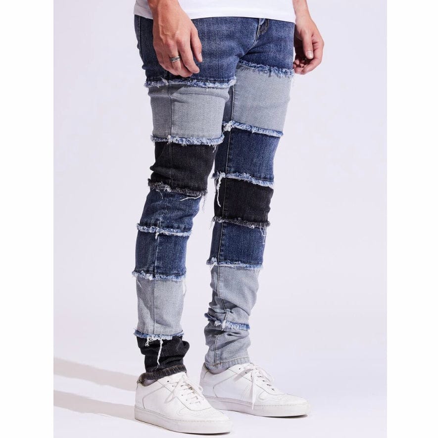 Embellish Figueroa Stacked Denim (Blue Wash) EMBF122-001