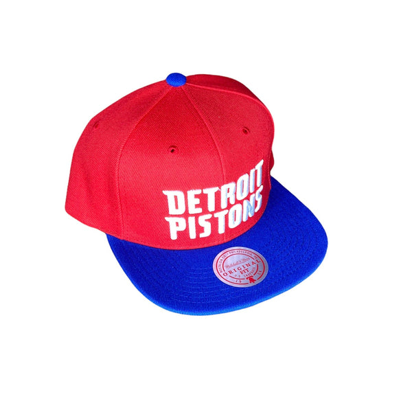 Mitchell & Ness Nba Detroit Pistons Core Basic Snapback (Red/Royal)