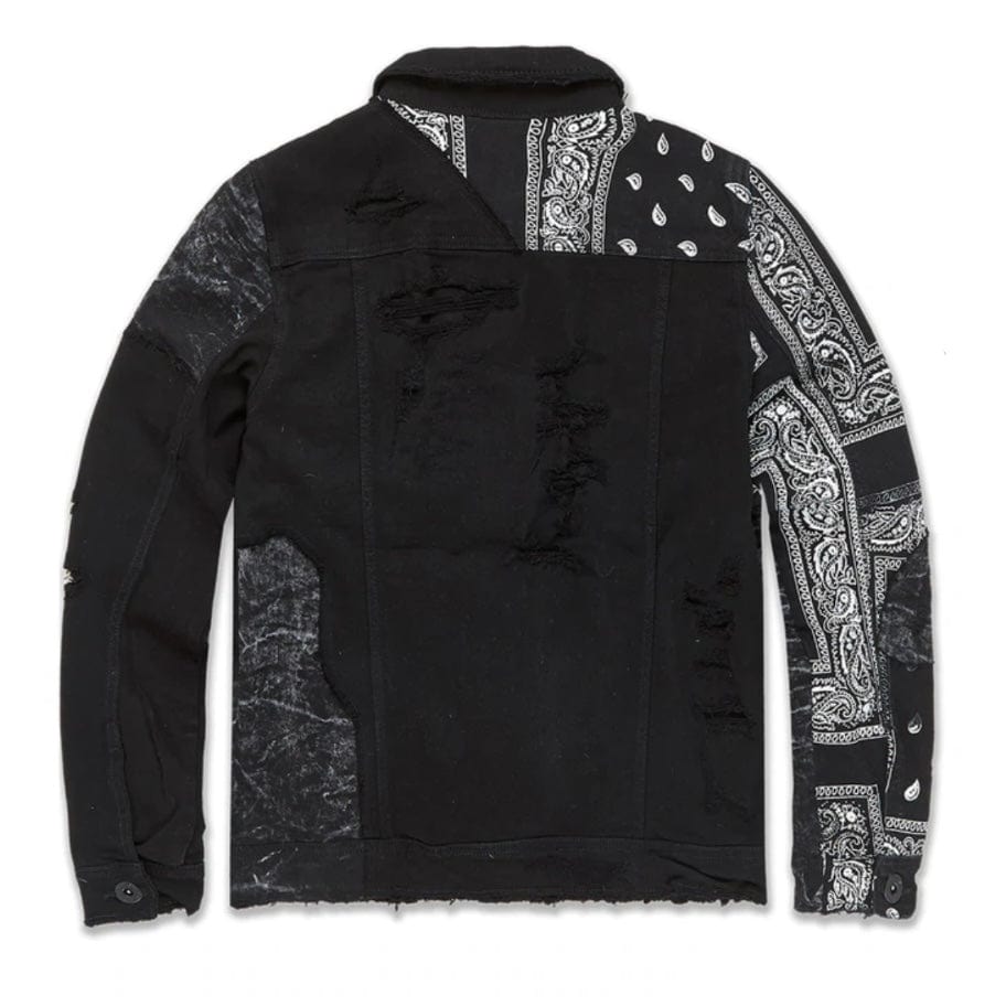 Jordan Craig Represent Denim Trucker Jacket (Noir) 91556