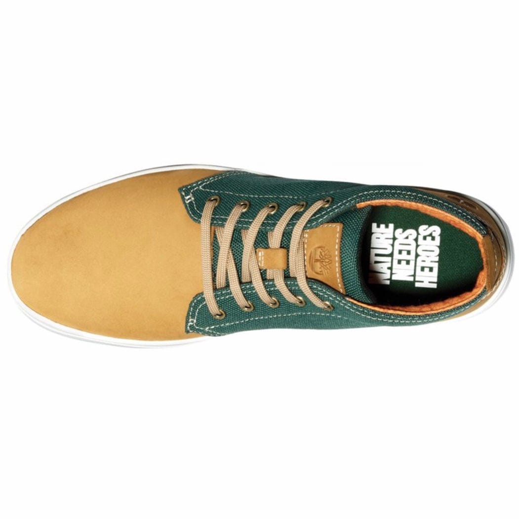 Timberland Davis Square Chukka Shoes (Wheat Nubuck/Green) 0A2J72231