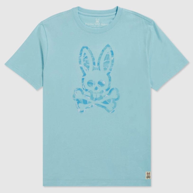 Psycho Bunny Hockham Graphic Tee (Seascape) B6U262P1PC