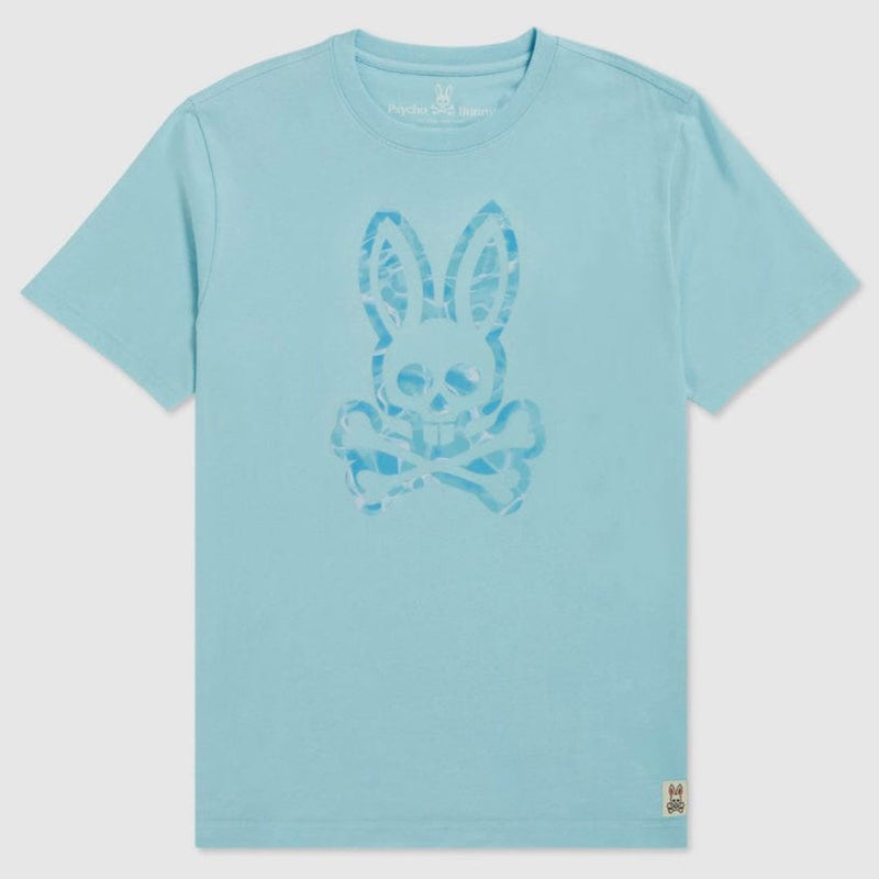 Psycho Bunny Hockham Graphic Tee (Seascape) B6U262P1PC