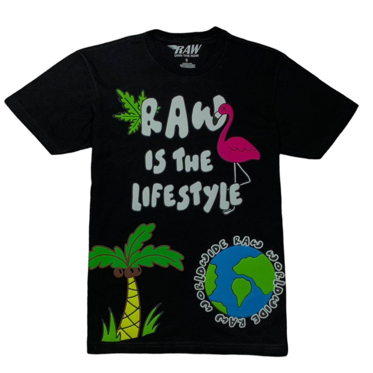 Rawyalty Raw Life Crew Neck Tee (Black)