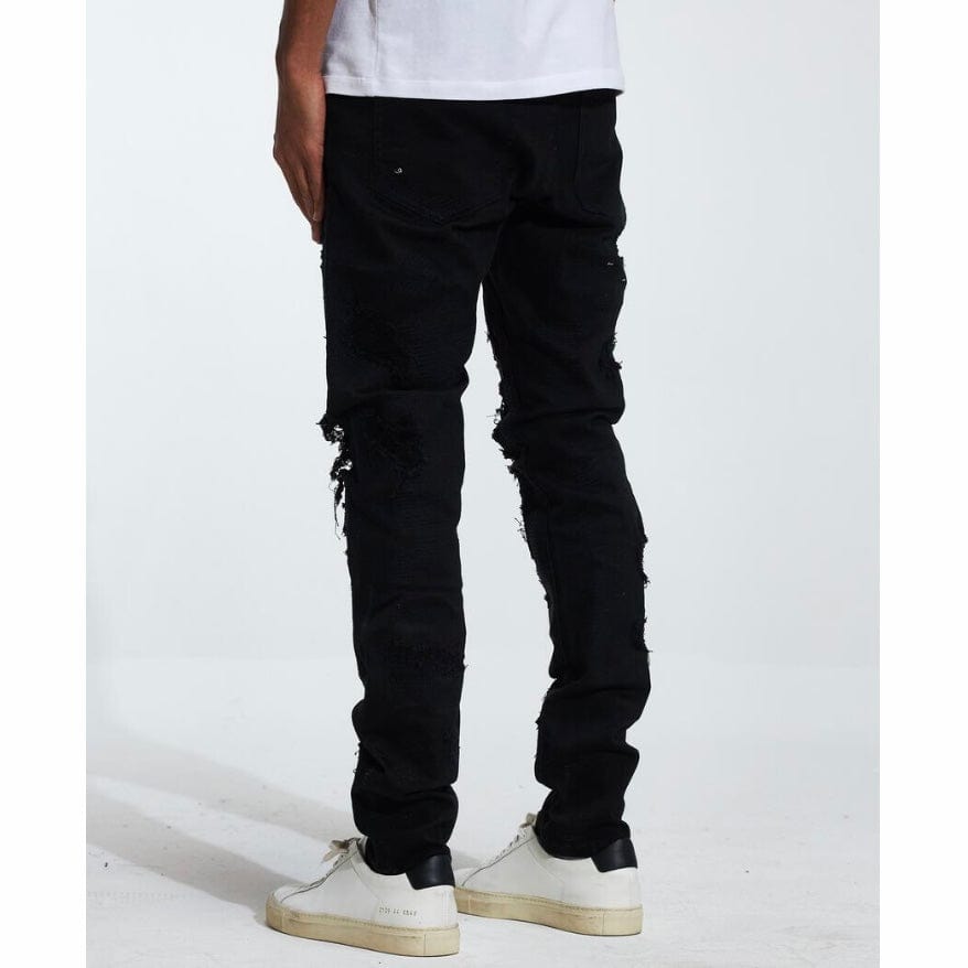 Embellish Palmwood Denim Jean (Black) EMBF222-18