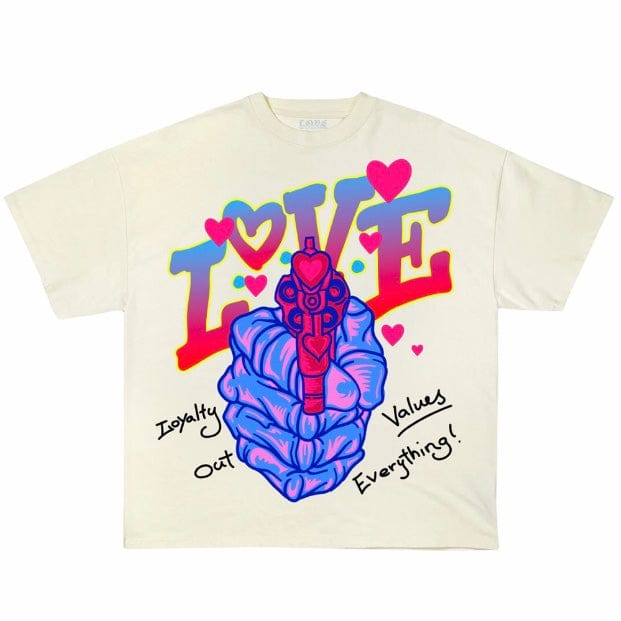 L.o.v.e Justice T Shirt (White)