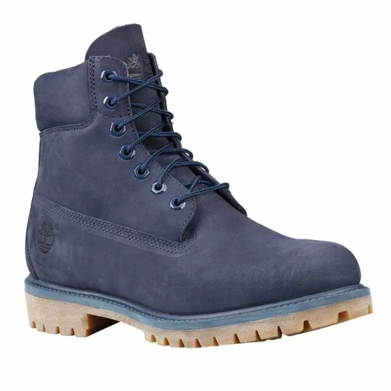 Timberland Premium 6-Inch Waterproof Boots (Medium Blue Nubuck) TB06718B