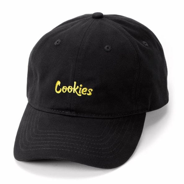 Cookies Original Mint Cotton Canvas Embroidered Dad Cap (Black/Yellow)