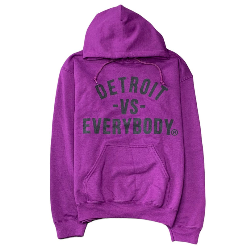 Detroit Vs. Everybody Hoodie (Purple/Black) - DVE123