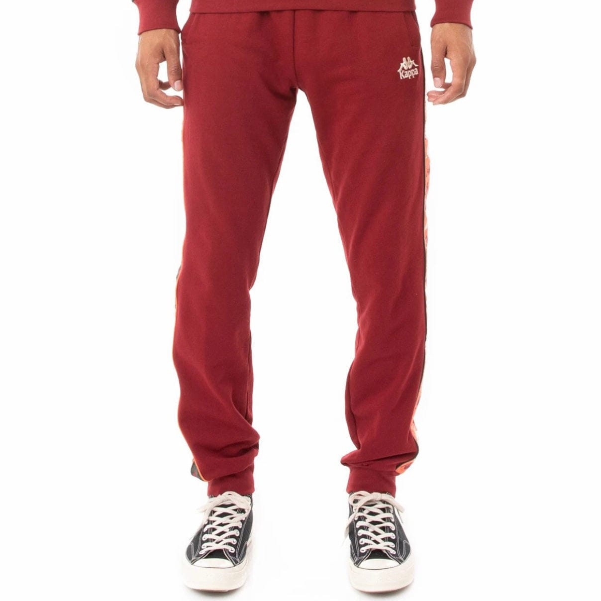 Kappa 222 Banda Alanz 3 Sweatpants (Red/Pink/Green)