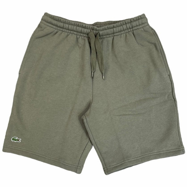 Lacoste Sport Tennis Fleece Shorts (Khaki Green) GH2136