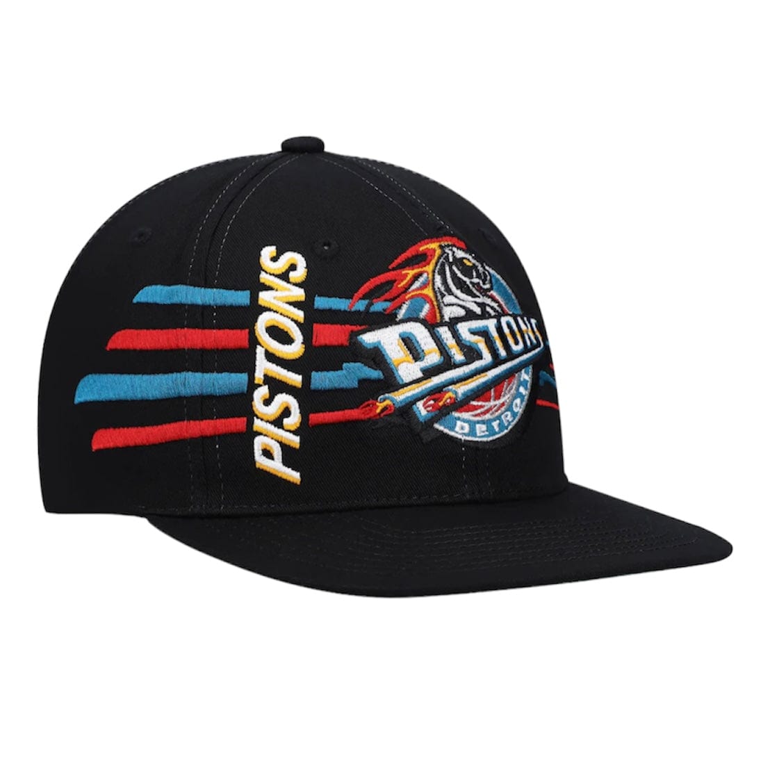 Mitchell & Ness Nba Retro Bolt Deadstock Snapback Hwc Pistons (Black)