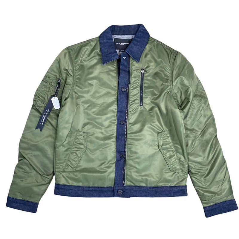 Cult of Individuality Combo Bomber (Olive Denim)