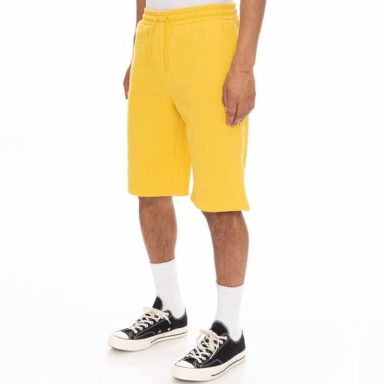 Kappa Logo Fleece Mabok Shorts (Yellow)