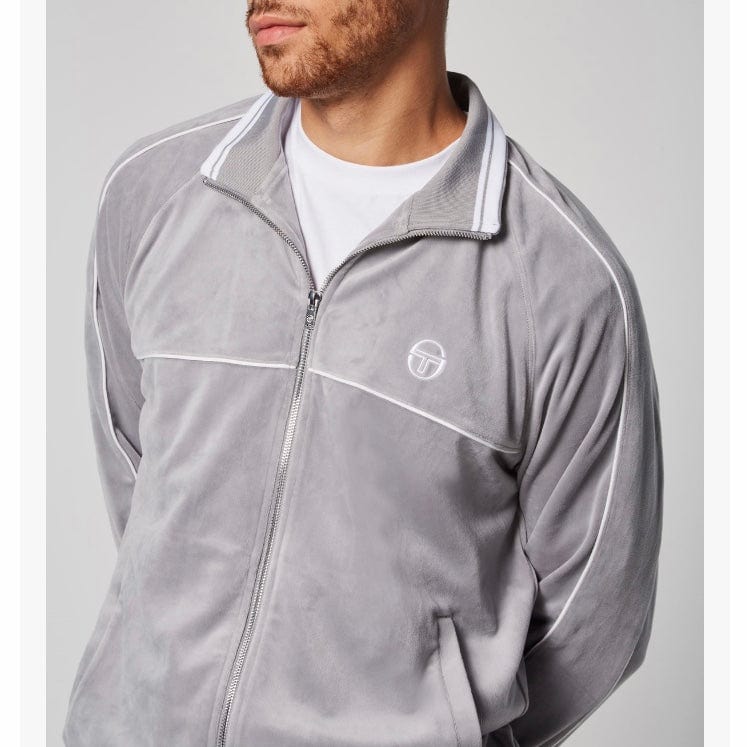 Sergio Tacchini Sovana Velour Tracksuit (Sleet)