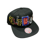 Mitchell & Ness Nba Los Angeles Clippers Hype Type Snapback (Black)