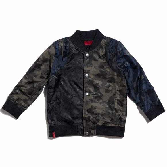 Haus Of Jr Kids Baylor Camo Varsity Jacket (Camo) HOJFA20-108