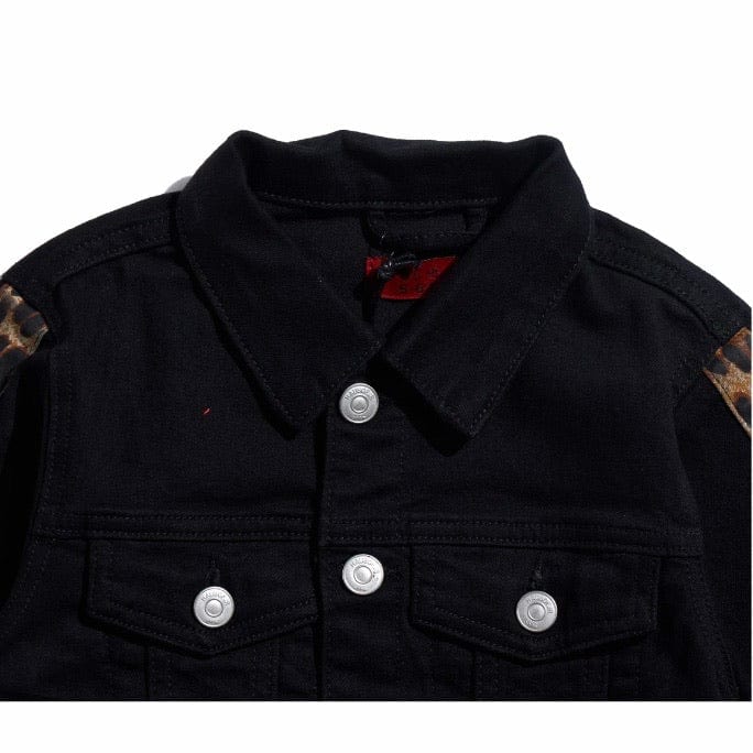 Haus Of Jr Marcos Denim Jacket (Black Cheetah) - HOJFA20-202