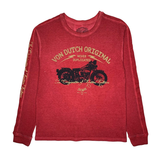 Von Dutch Never Duplicated Long Sleeve (Red) - SS45