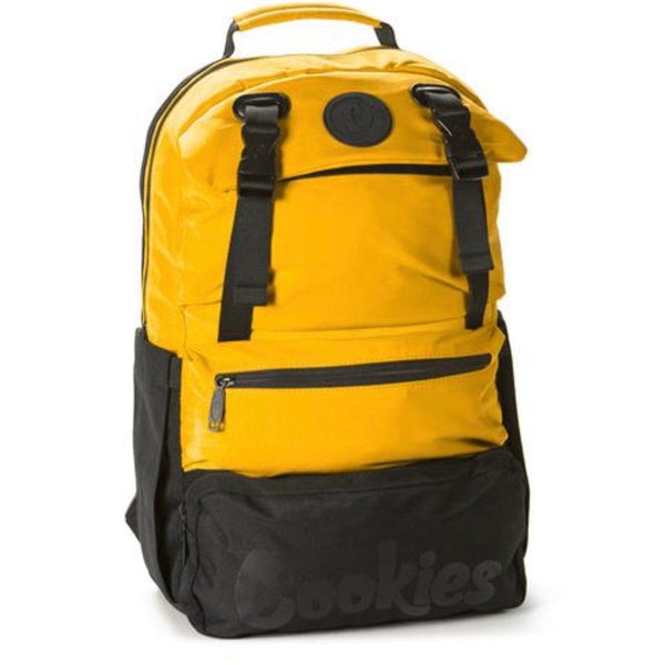 Cookies Parks Utility Sateen Bomber Nylon Backpack (Yellow)