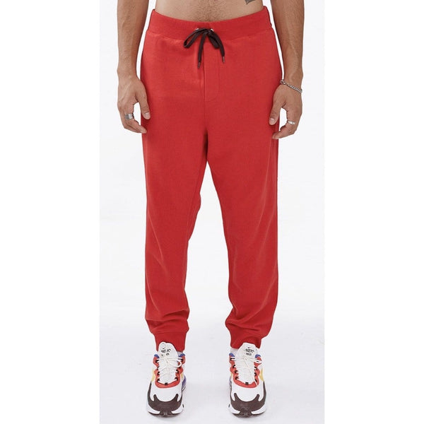 CULT OF INDIVIDUALITY BASIC STRIPE SWEAT PANTS RED