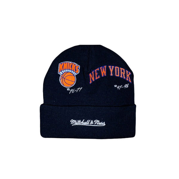 Mitchell & Ness Nba Timeline Knit Beanie Hwc New York Knicks (Black)