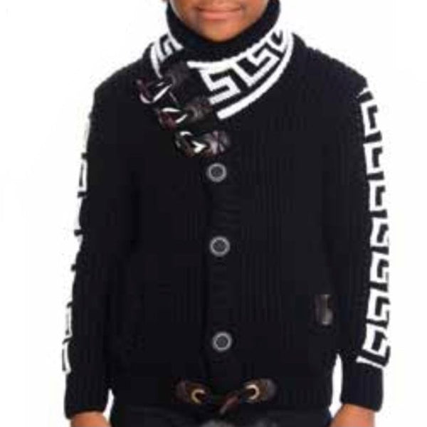 Kids Lcr Sweater (Black/Ecru) K-6320