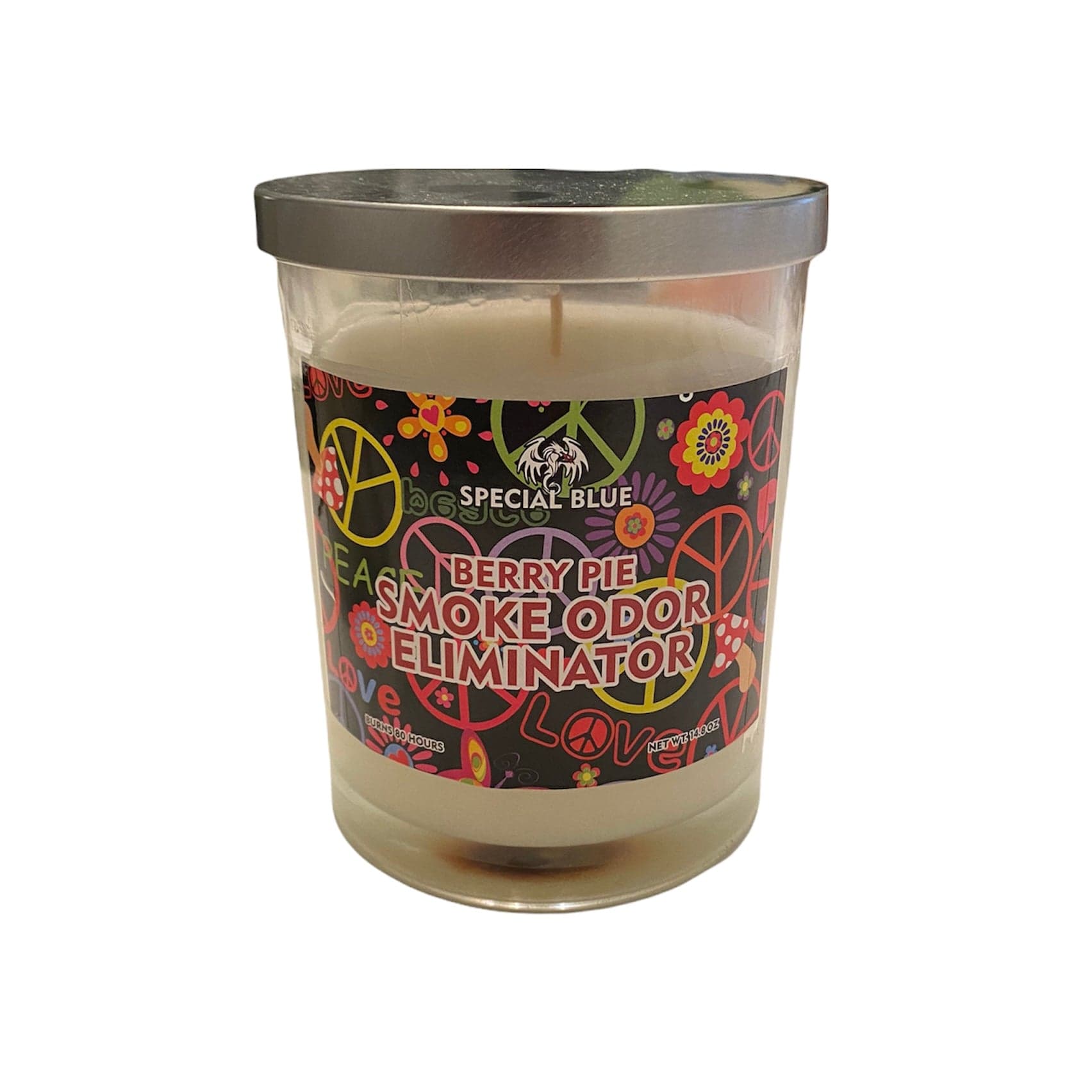 Special Blue Odor Eliminator Candle (Berry Pie)