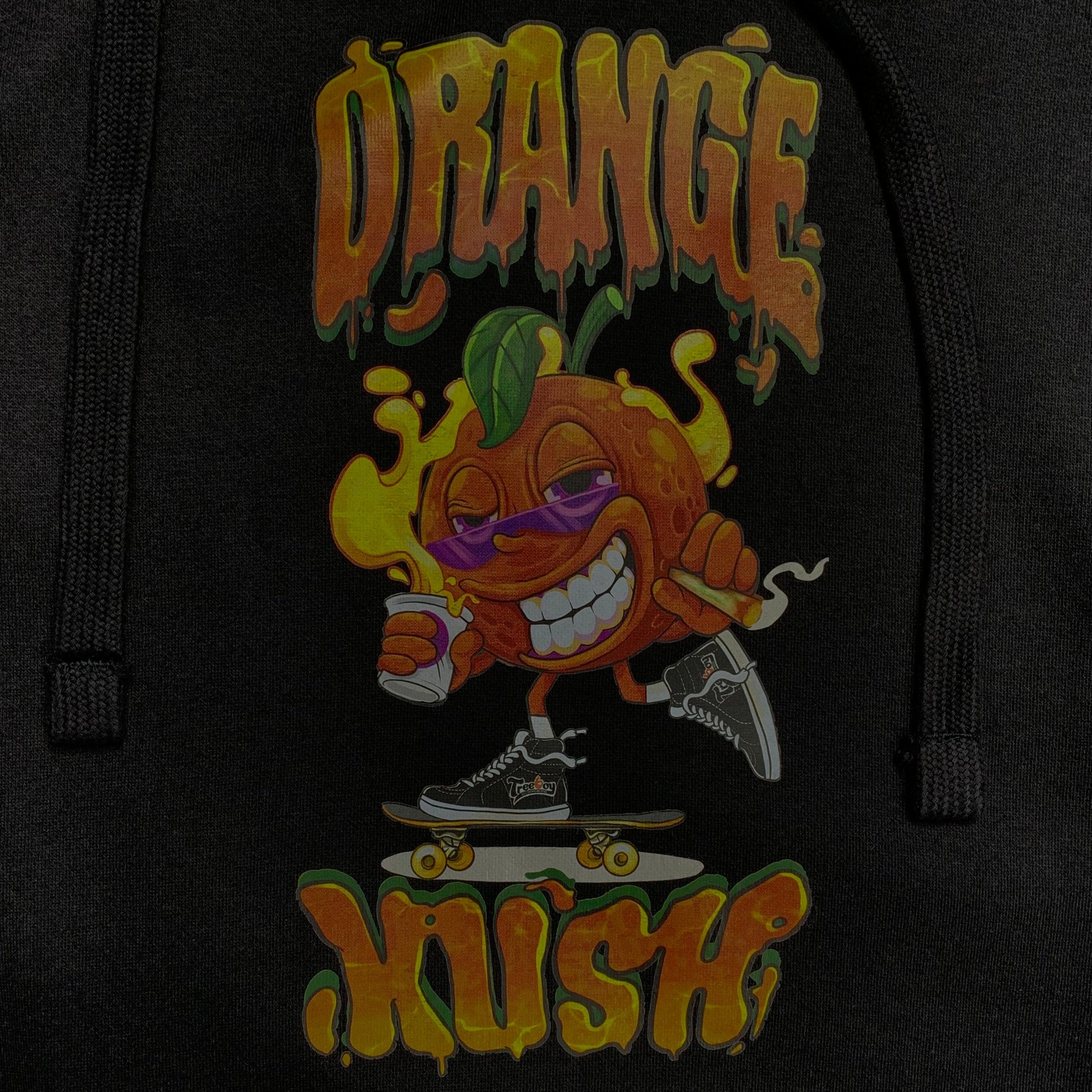 Tree Boy Orange Kush Hoodie (Black) - TBZ12353