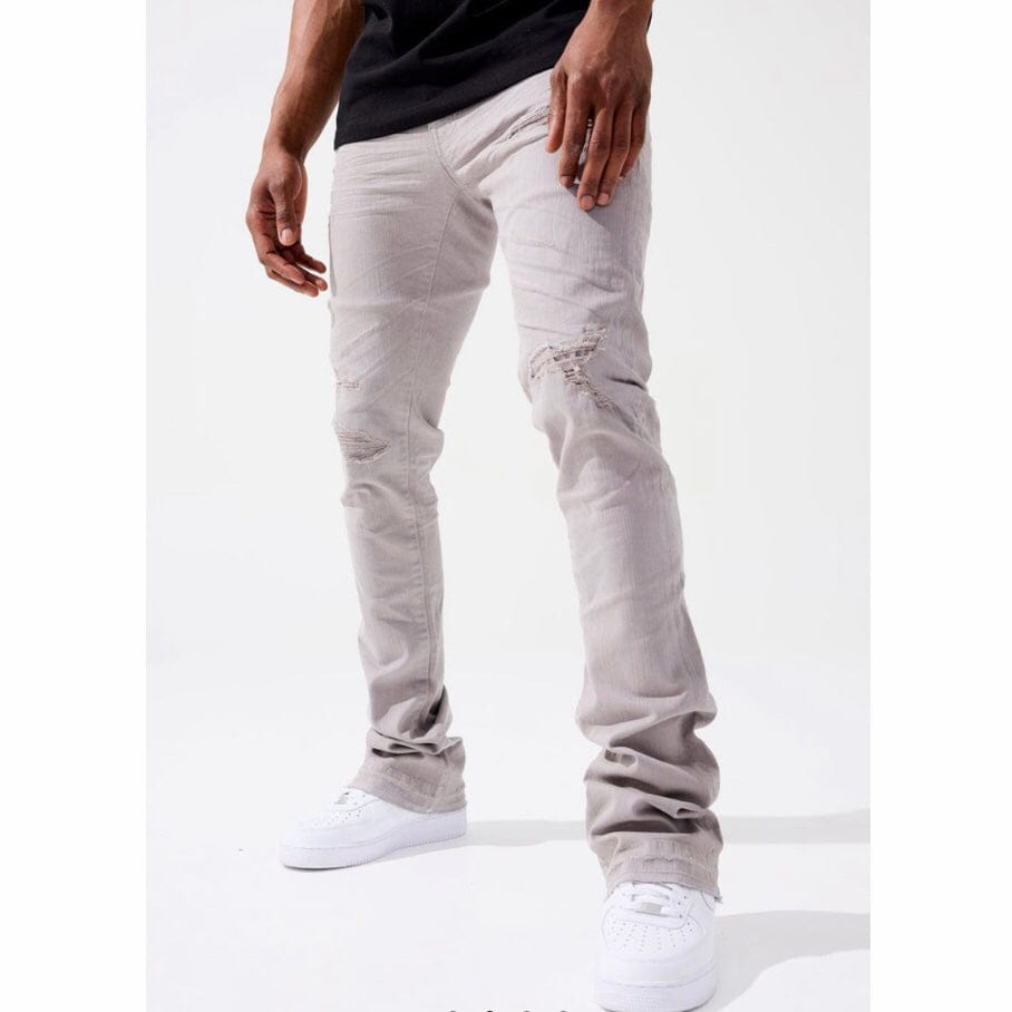 Jordan Craig Theo Stacked Tribeca Twill Denim Jean (Light Grey) JRF955R