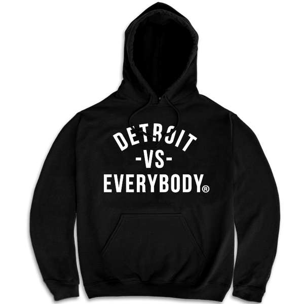 Detroit Vs Everybody Hoodie (Black/White)