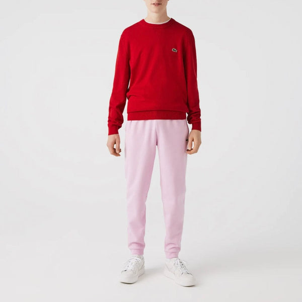Lacoste Tapered Fit Fleece Trackpants (Pink) XH2529-51