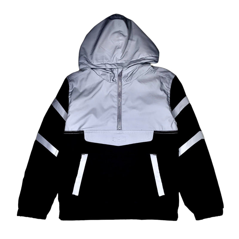 Kids Jordan Craig Rain Jacket (Silver/Black) - 91355B