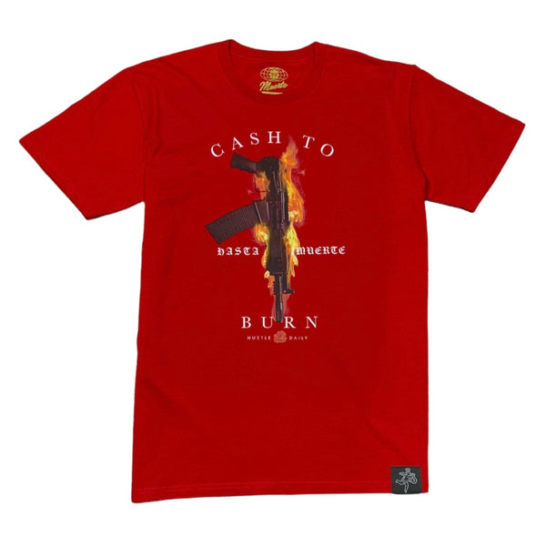 Hasta Muerte Hustle Daily Fire Carolina GT T Shirt (Red)