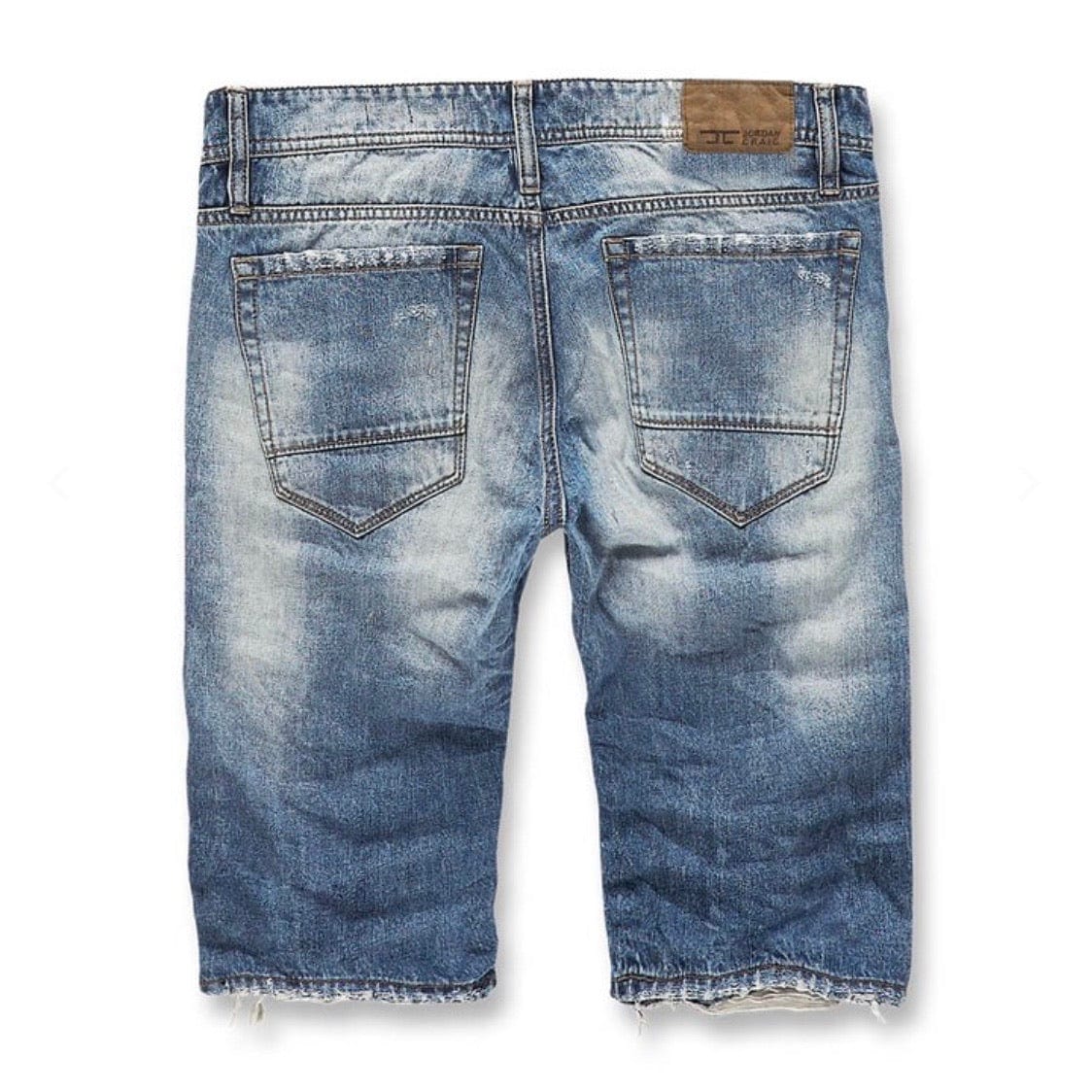 Jordan Craig Belmar Denim Shorts (Mid Blue)