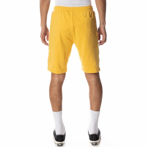 Kappa Logo Tape Dasved Shorts (Yellow/Grey/Black) 311E2BW